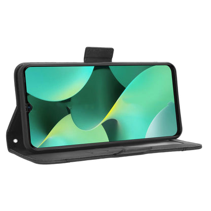 For Tecno Spark 10C 4G Wallet Phone Cover PU Leather Phone Stand Case with Multiple Card Slots