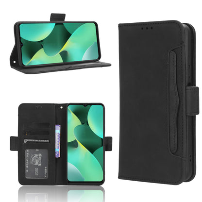 For Tecno Spark 10C 4G Wallet Phone Cover PU Leather Phone Stand Case with Multiple Card Slots