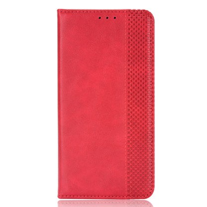 For Tecno Spark 10C 4G Wallet Phone Case Anti-Dust Stand PU Leather Protective Cover with Retro Texture