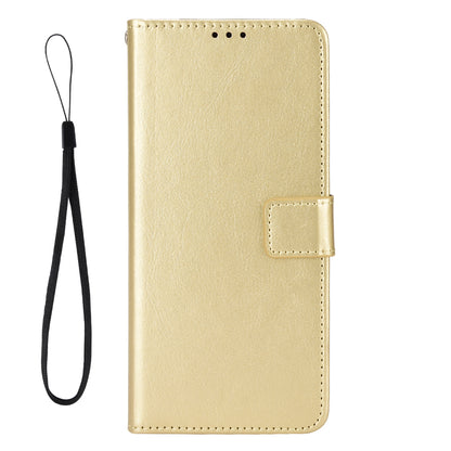 PU Leather Flip Cover for Tecno Spark 10C 4G Anti-Dorp Wallet Case Crazy Horse Texture Stand Phone Shell