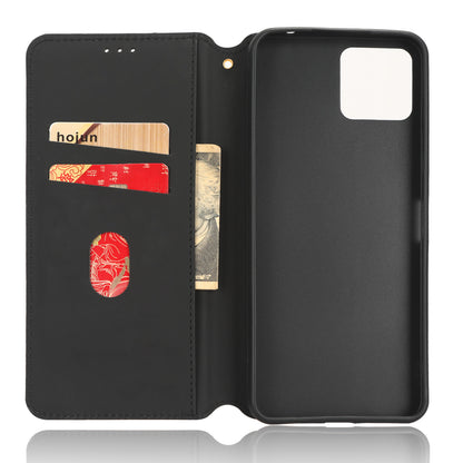 For Boost Mobile Celero 5G+ Phone Leather Case Rhombus Imprinted Cover with Stand Wallet