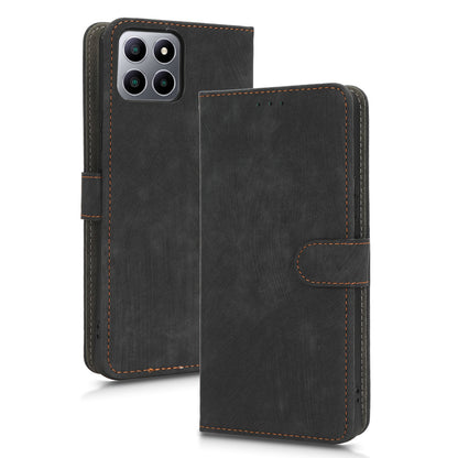 For Boost Mobile Celero 5G+ RFID Blocking Leather Case Wallet Stand Phone Cover with Strap