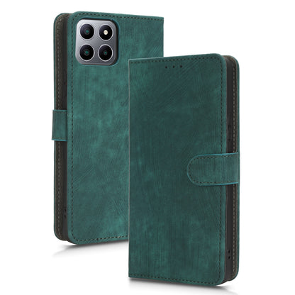 For Boost Mobile Celero 5G+ RFID Blocking Leather Case Wallet Stand Phone Cover with Strap