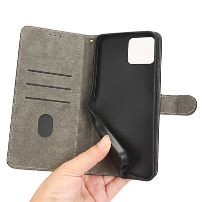 For Boost Mobile Celero 5G+ RFID Blocking Leather Case Wallet Stand Phone Cover with Strap