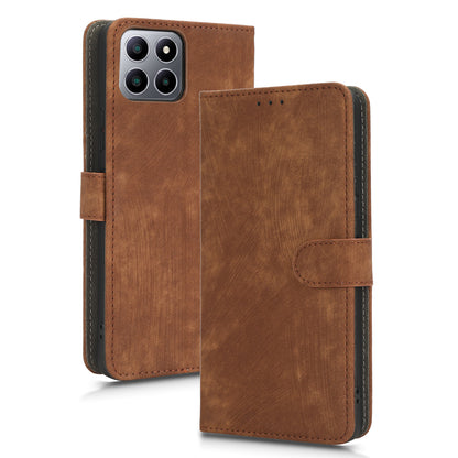 For Boost Mobile Celero 5G+ RFID Blocking Leather Case Wallet Stand Phone Cover with Strap