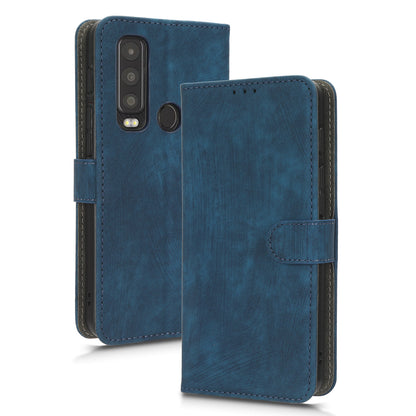 For Motorola Defy 2 5G / Cat S75 5G Phone Wallet Cover PU Leather RFID Blocking Stand Case with Strap