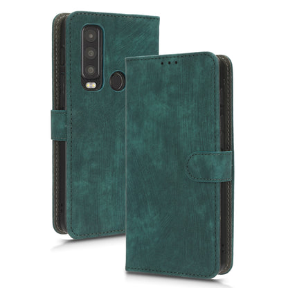 For Motorola Defy 2 5G / Cat S75 5G Phone Wallet Cover PU Leather RFID Blocking Stand Case with Strap