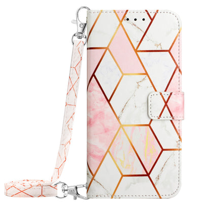 YB Pattern Printing Leather Series-6 Leather Case for Xiaomi 13 Lite / Civi 2 5G Marble Pattern Wallet Stand Anti-drop Cover