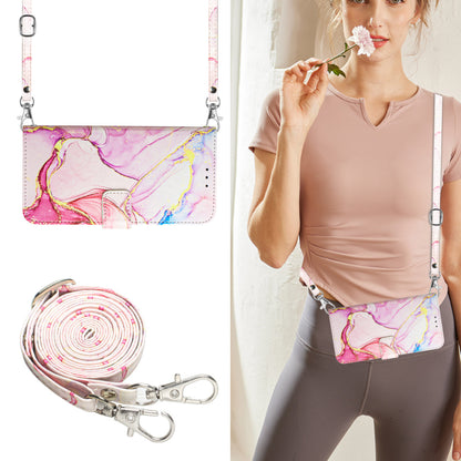 YB Pattern Printing Leather Series-6 Leather Case for Xiaomi 13 Lite / Civi 2 5G Marble Pattern Wallet Stand Anti-drop Cover