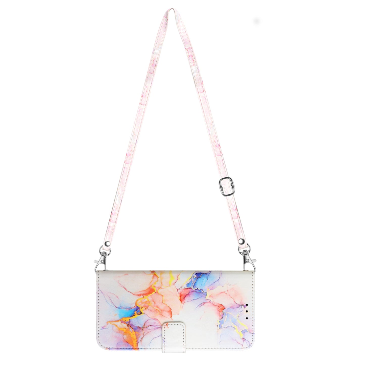 YB Pattern Printing Leather Series-6 Leather Case for Xiaomi 13 Lite / Civi 2 5G Marble Pattern Wallet Stand Anti-drop Cover