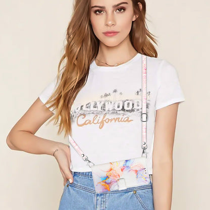 YB Pattern Printing Leather Series-6 Leather Case for Xiaomi 13 Lite / Civi 2 5G Marble Pattern Wallet Stand Anti-drop Cover