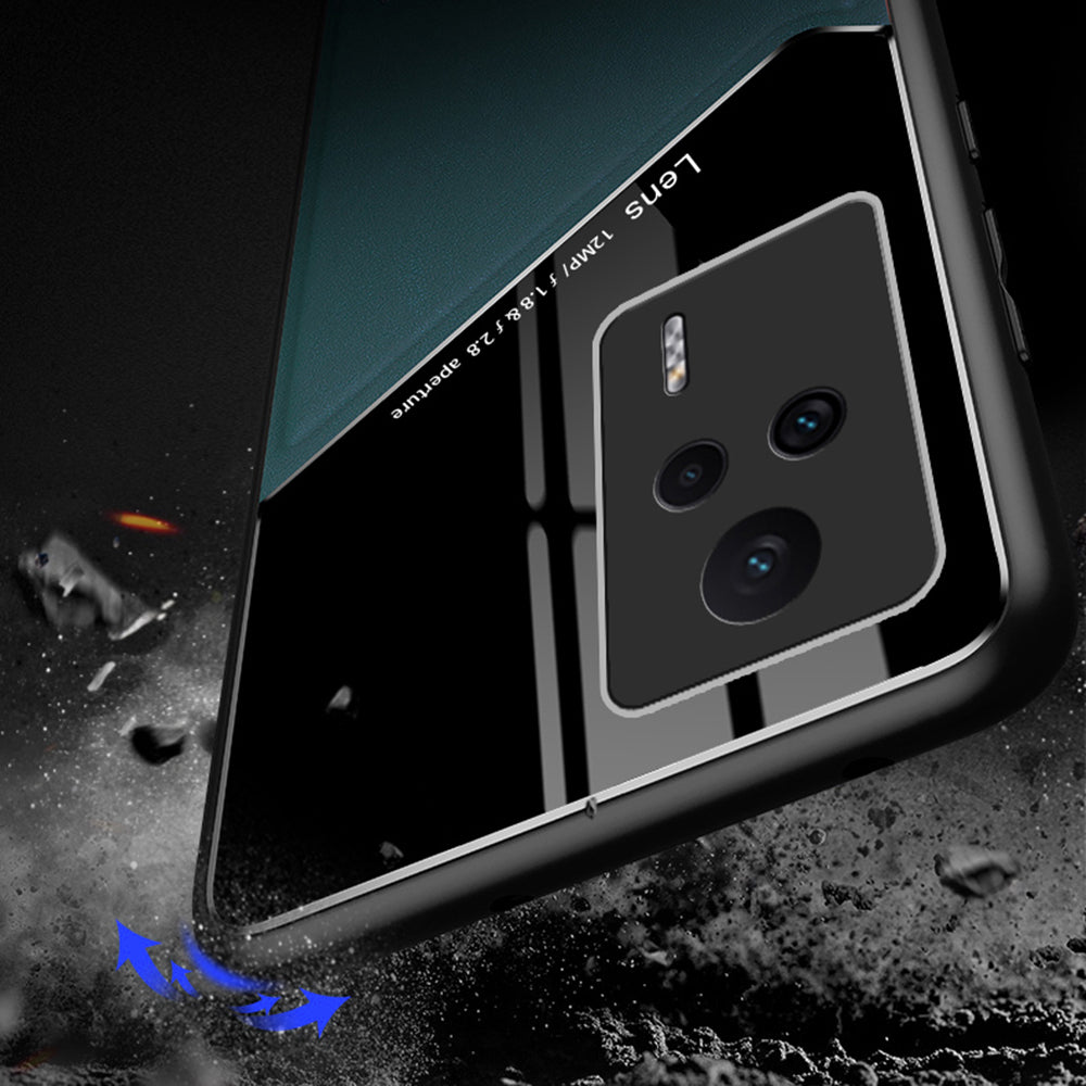 For Xiaomi Redmi K60E 5G Magnetic Car Holder Phone Case Leather+TPU+PC Cover