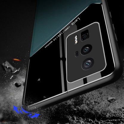 For Xiaomi Poco F5 Pro 5G / Redmi K60 Pro 5G / K60 5G Leather Coated TPU + PC Cover Magnetic Car Holder Phone Case