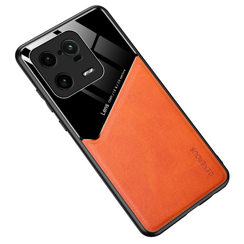 Anti-Dorp Slim Case for Xiaomi 13 Pro 5G TPU PC PU Leather Phone Case Support Magnetic Car Mount