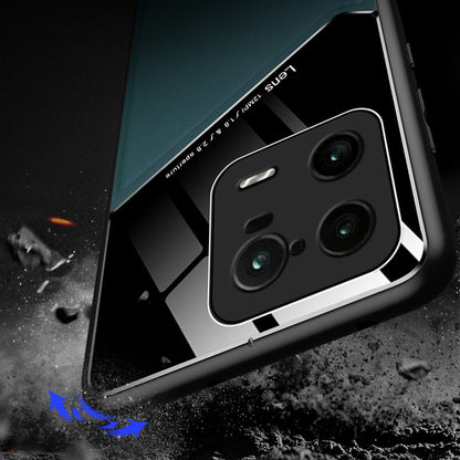 Anti-Dorp Slim Case for Xiaomi 13 Pro 5G TPU PC PU Leather Phone Case Support Magnetic Car Mount