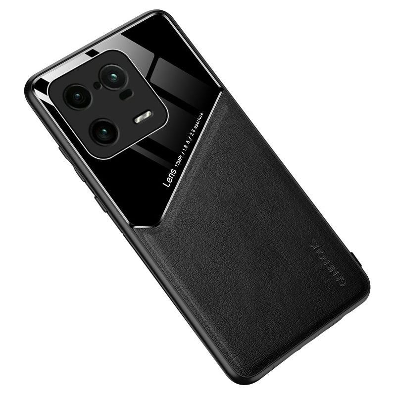 Anti-Dorp Slim Case for Xiaomi 13 Pro 5G TPU PC PU Leather Phone Case Support Magnetic Car Mount