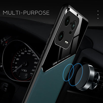 Anti-Dorp Slim Case for Xiaomi 13 Pro 5G TPU PC PU Leather Phone Case Support Magnetic Car Mount
