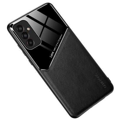 TPU + PC + PU Leather Case for Samsung Galaxy M13 4G Protective Cover Anti-Drop Phone Case Support Magnetic Car Mount