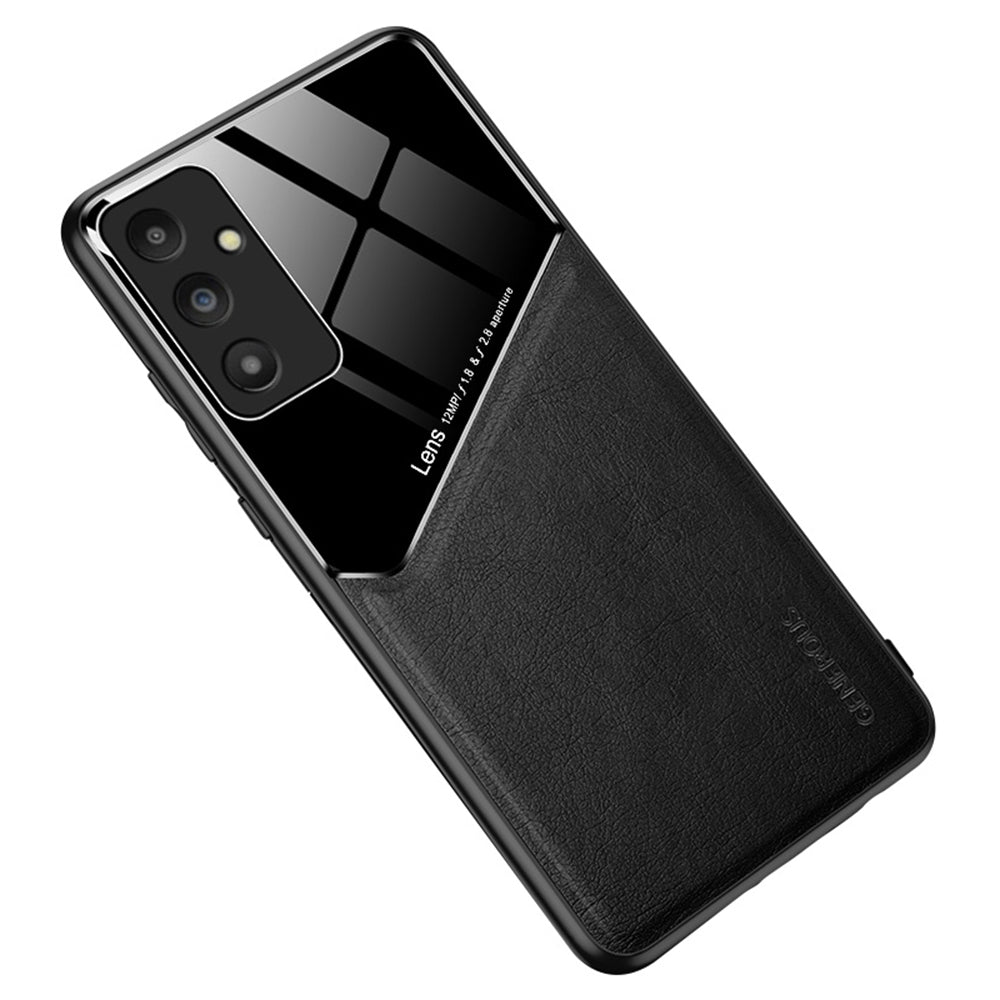 Protective Case for Samsung Galaxy A14 5G / 4G TPU + PC + PU Leather Shockproof Phone Cover Support Magnetic Car Mount