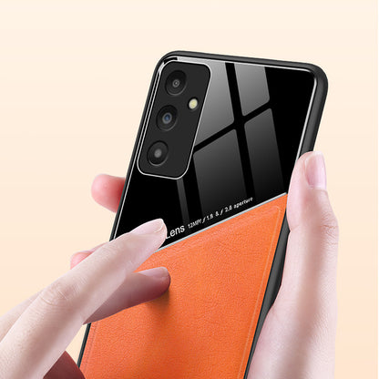 Protective Case for Samsung Galaxy A14 5G / 4G TPU + PC + PU Leather Shockproof Phone Cover Support Magnetic Car Mount