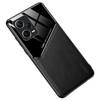 Shockproof Case for Xiaomi Redmi Note 12 Pro+ 5G TPU + PC + PU Leather Slim Phone Cover Support Magnetic Car Mount