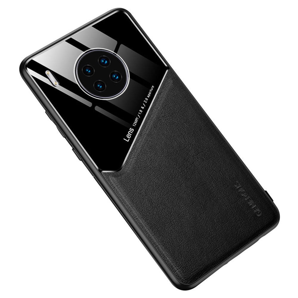 Shockproof Anti-Drop Case for Huawei Y9a TPU + PC + PU Leather Slim Phone Cover Support Magnetic Car Mount