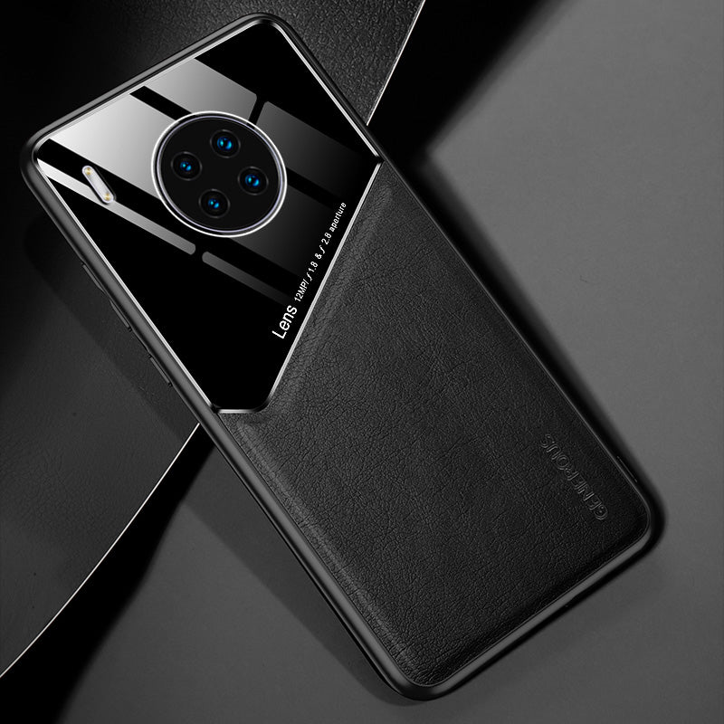 Shockproof Anti-Drop Case for Huawei Y9a TPU + PC + PU Leather Slim Phone Cover Support Magnetic Car Mount