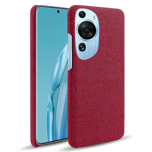 For Huawei P60 Art Non-Slip Phone Case Cloth+Hard PC Shockproof Protective Cover
