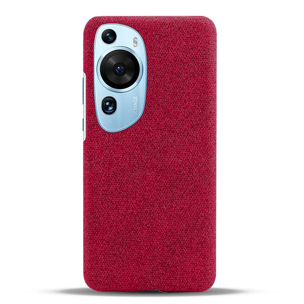 For Huawei P60 Art Non-Slip Phone Case Cloth+Hard PC Shockproof Protective Cover