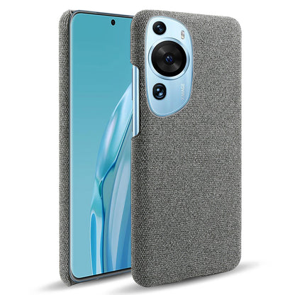 For Huawei P60 Art Non-Slip Phone Case Cloth+Hard PC Shockproof Protective Cover