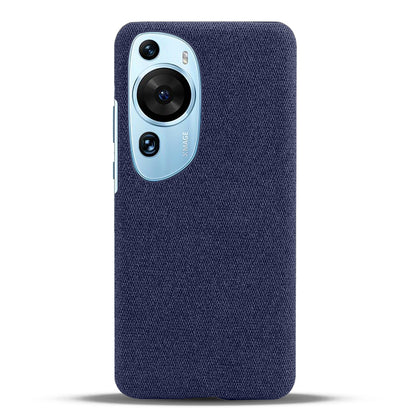 For Huawei P60 Art Non-Slip Phone Case Cloth+Hard PC Shockproof Protective Cover