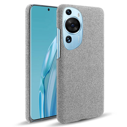For Huawei P60 Art Non-Slip Phone Case Cloth+Hard PC Shockproof Protective Cover
