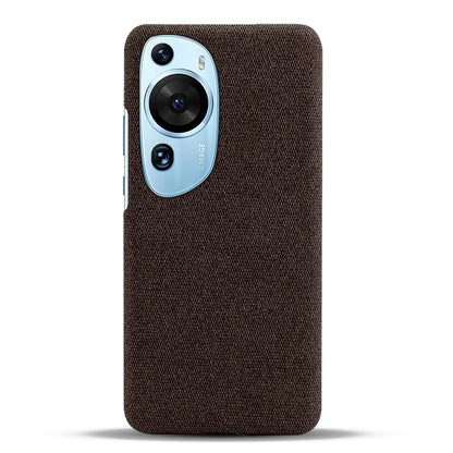 For Huawei P60 Art Non-Slip Phone Case Cloth+Hard PC Shockproof Protective Cover
