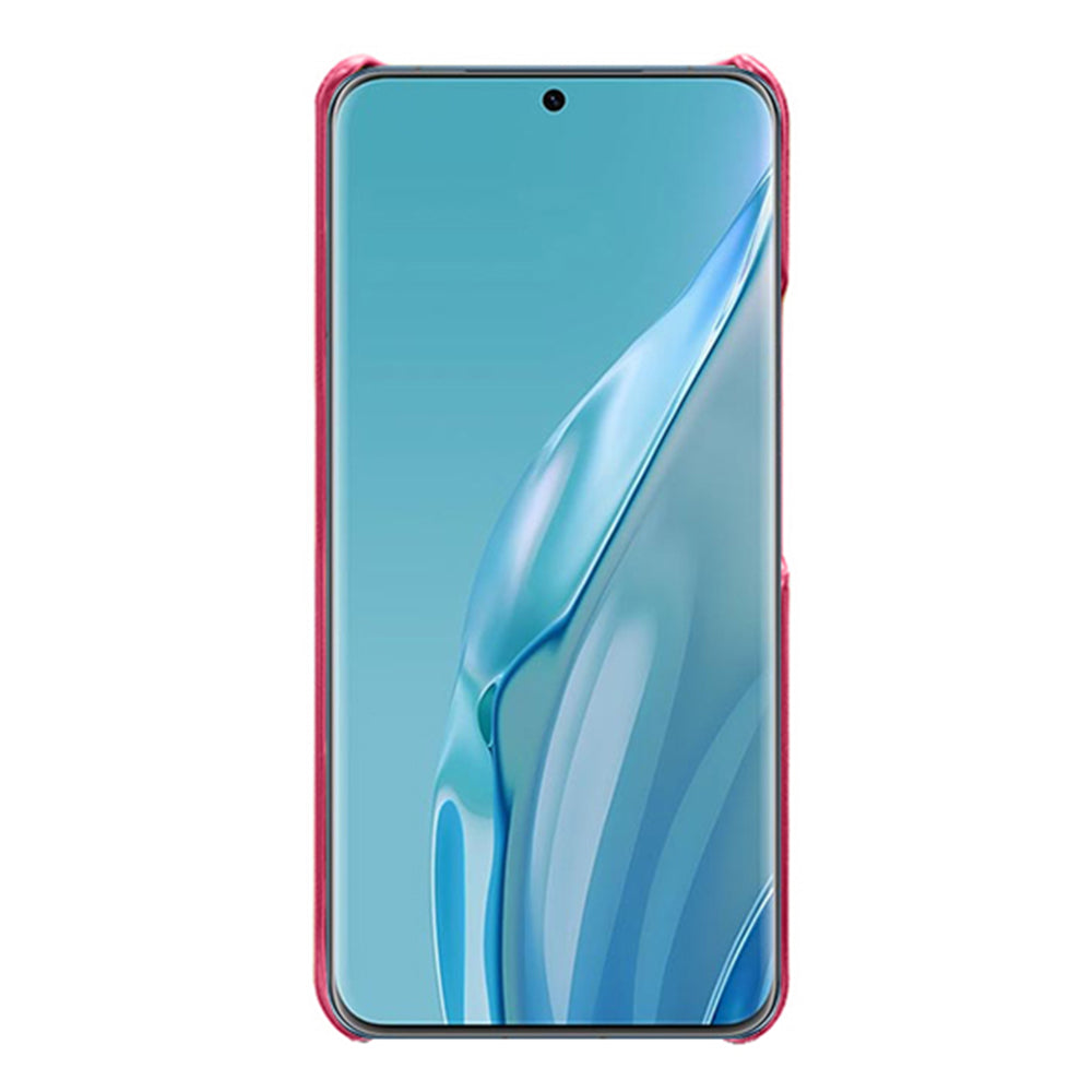 For Huawei P60 Art Slim Calf Texture Phone Case PU Leather + PC Shockproof Cover