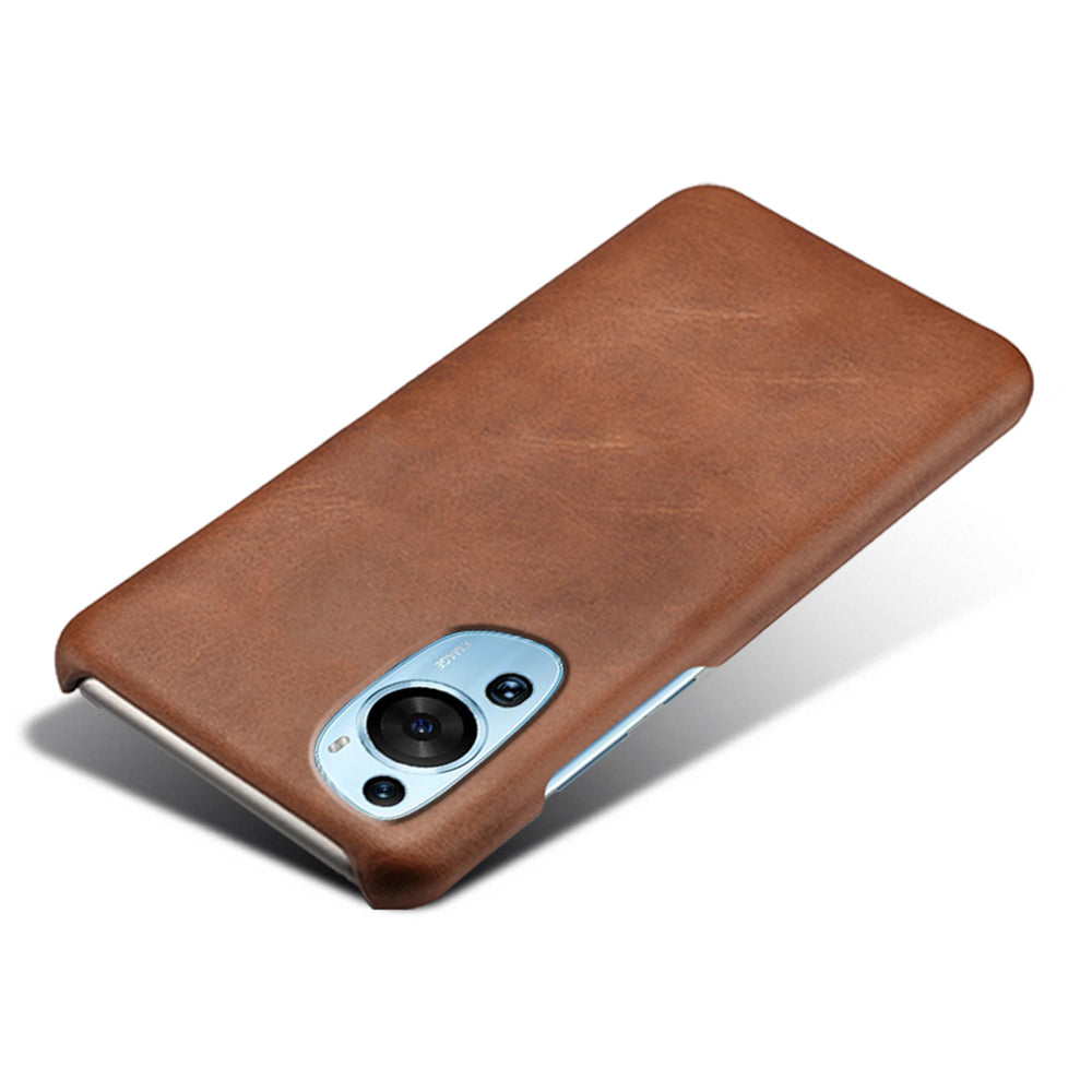 For Huawei P60 Art Slim Calf Texture Phone Case PU Leather + PC Shockproof Cover