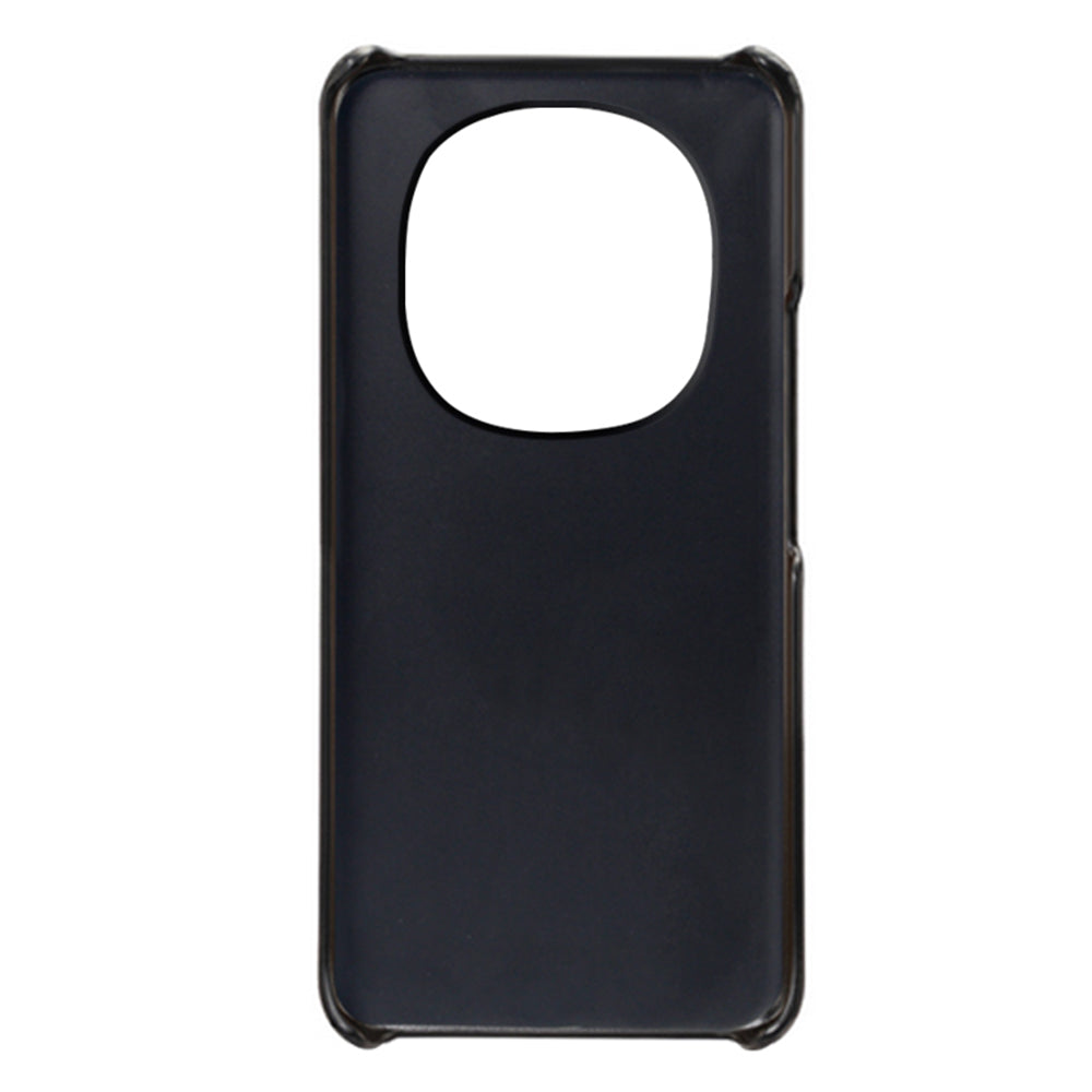 For Honor Magic5 Ultimate 5G PU Leather Coated PC Cover Calf Texture Slim Fit Phone Case