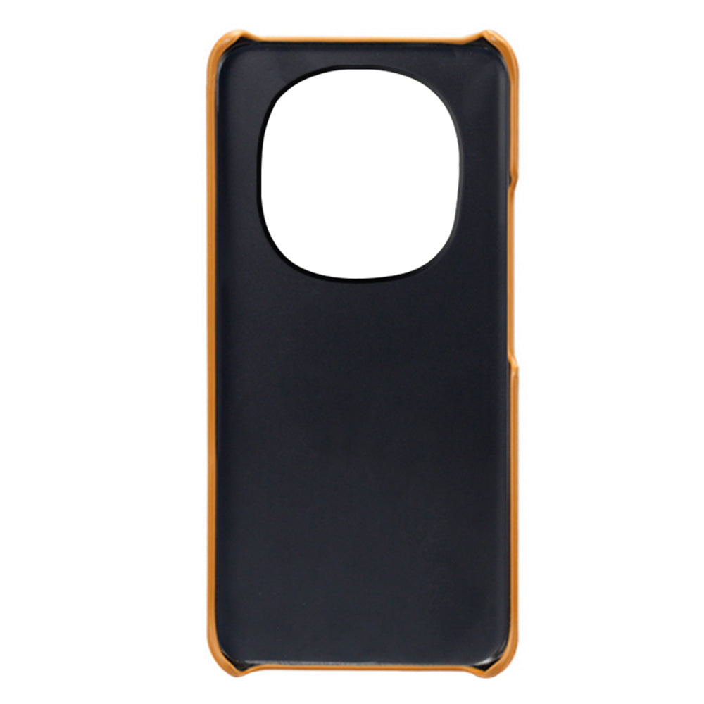 For Honor Magic5 Ultimate 5G PU Leather Coated PC Cover Calf Texture Slim Fit Phone Case