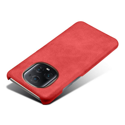 For Honor Magic5 Ultimate 5G PU Leather Coated PC Cover Calf Texture Slim Fit Phone Case