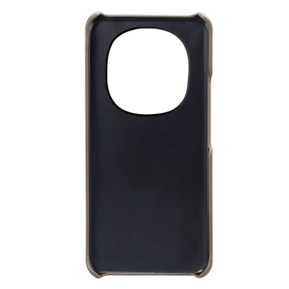 For Honor Magic5 Ultimate 5G PU Leather Coated PC Cover Calf Texture Slim Fit Phone Case