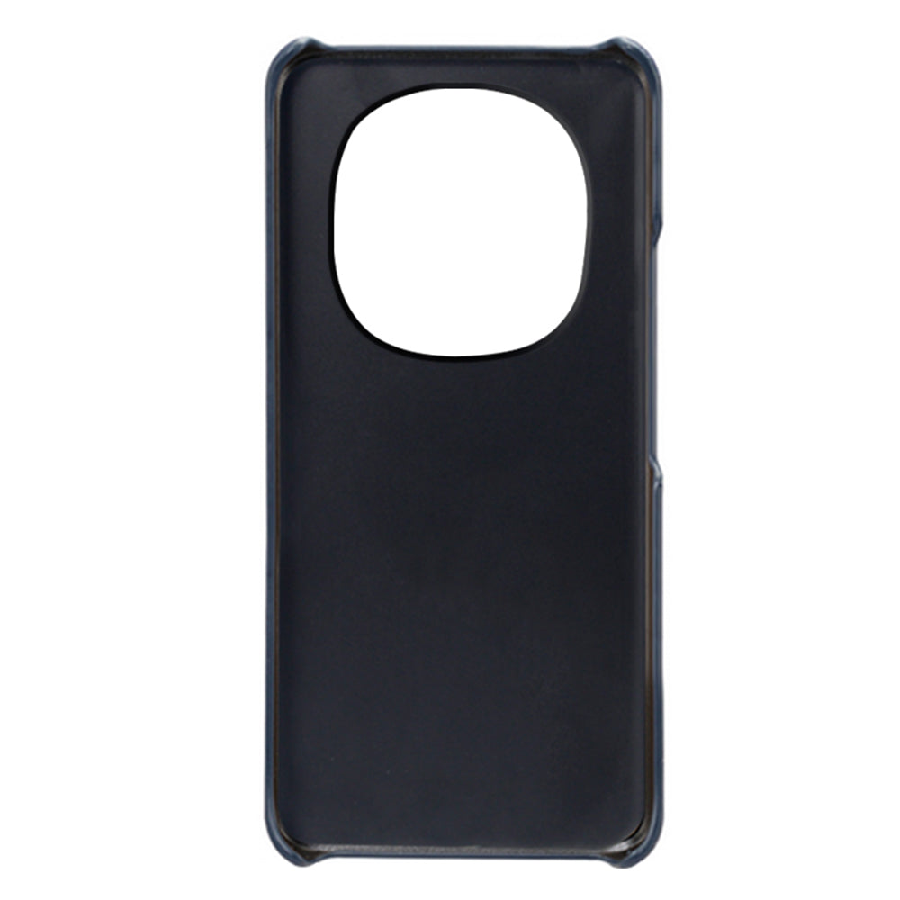 For Honor Magic5 Ultimate 5G PU Leather Coated PC Cover Calf Texture Slim Fit Phone Case