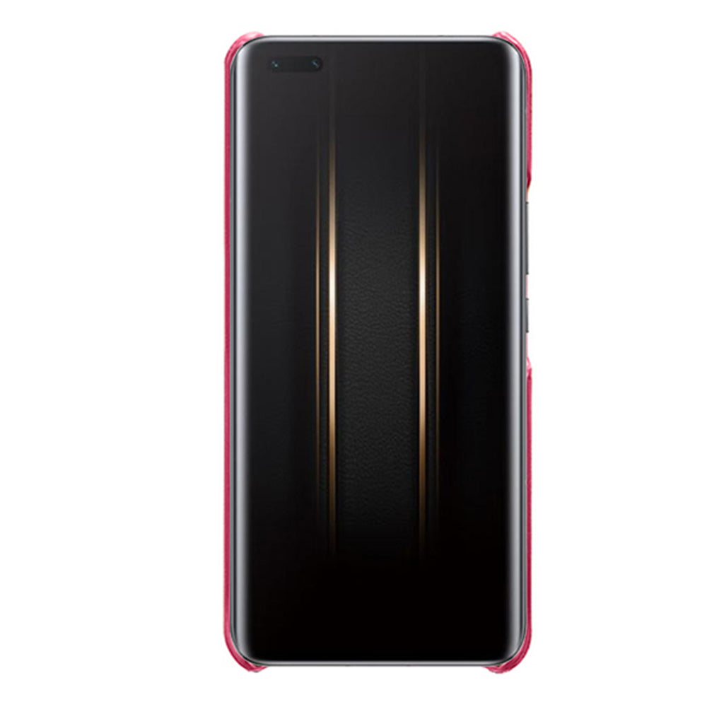 For Honor Magic5 Ultimate 5G PU Leather Coated PC Cover Calf Texture Slim Fit Phone Case