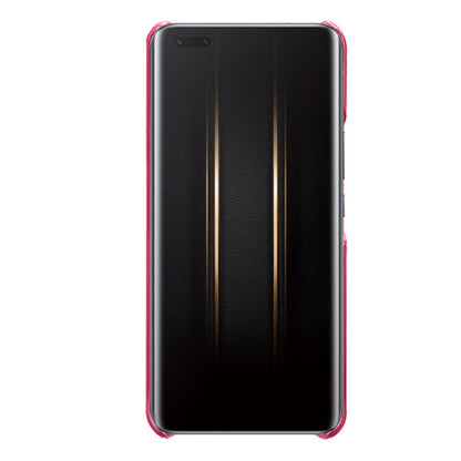 For Honor Magic5 Ultimate 5G PU Leather Coated PC Cover Calf Texture Slim Fit Phone Case