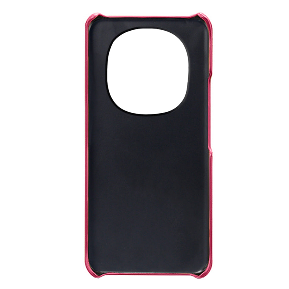 For Honor Magic5 Ultimate 5G PU Leather Coated PC Cover Calf Texture Slim Fit Phone Case