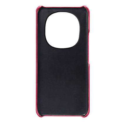 For Honor Magic5 Ultimate 5G PU Leather Coated PC Cover Calf Texture Slim Fit Phone Case