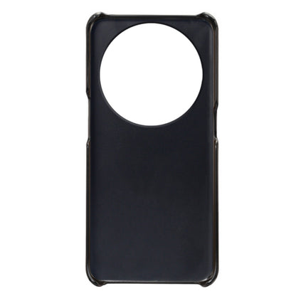 Phone Case for Oppo Find X6 Pro Back Shell, Dual Card Slots PU Leather Coated PC Cover