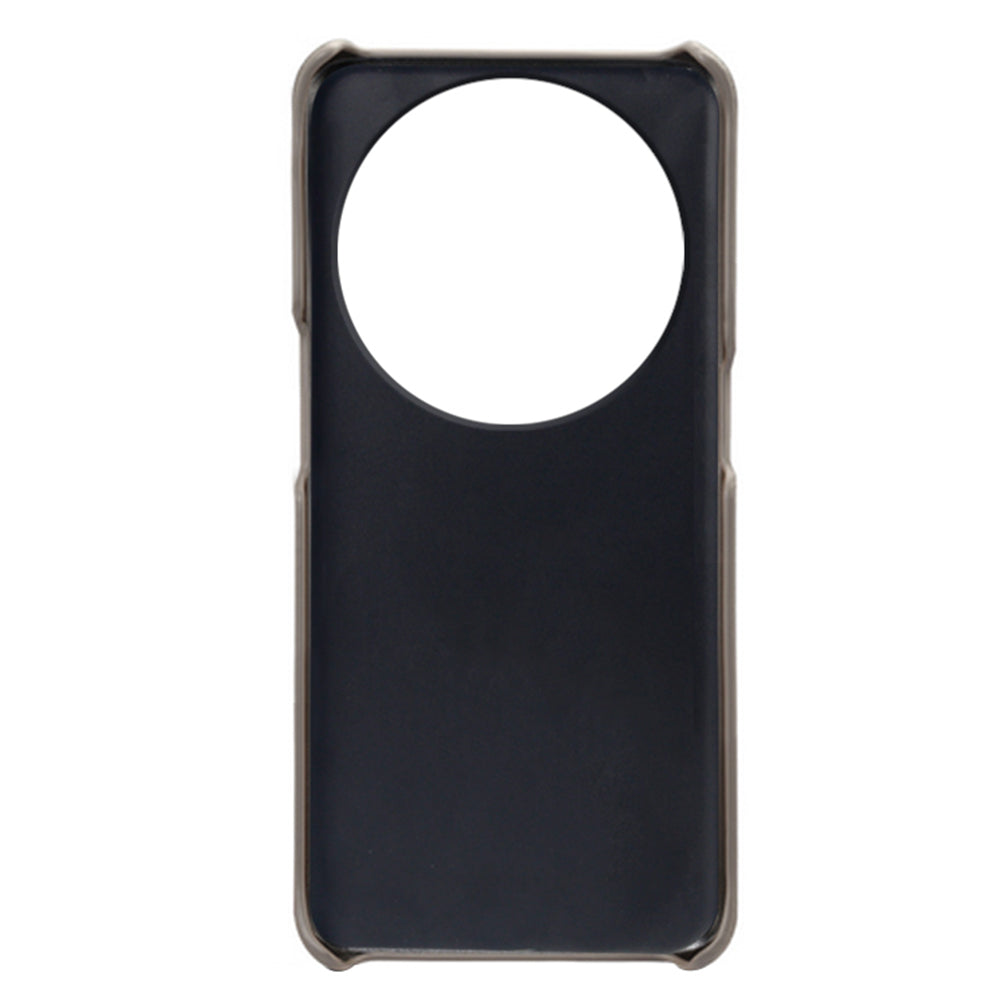 Phone Case for Oppo Find X6 Pro Back Shell, Dual Card Slots PU Leather Coated PC Cover