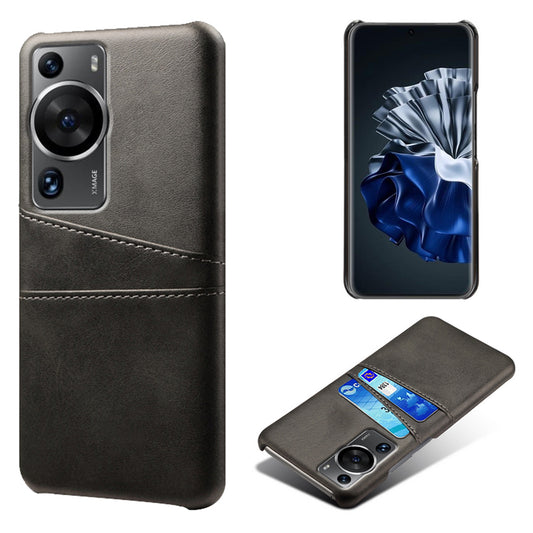 For Huawei P60 / P60 Pro Phone Case Dual Card Slots Shockproof PU Leather+PC Cover