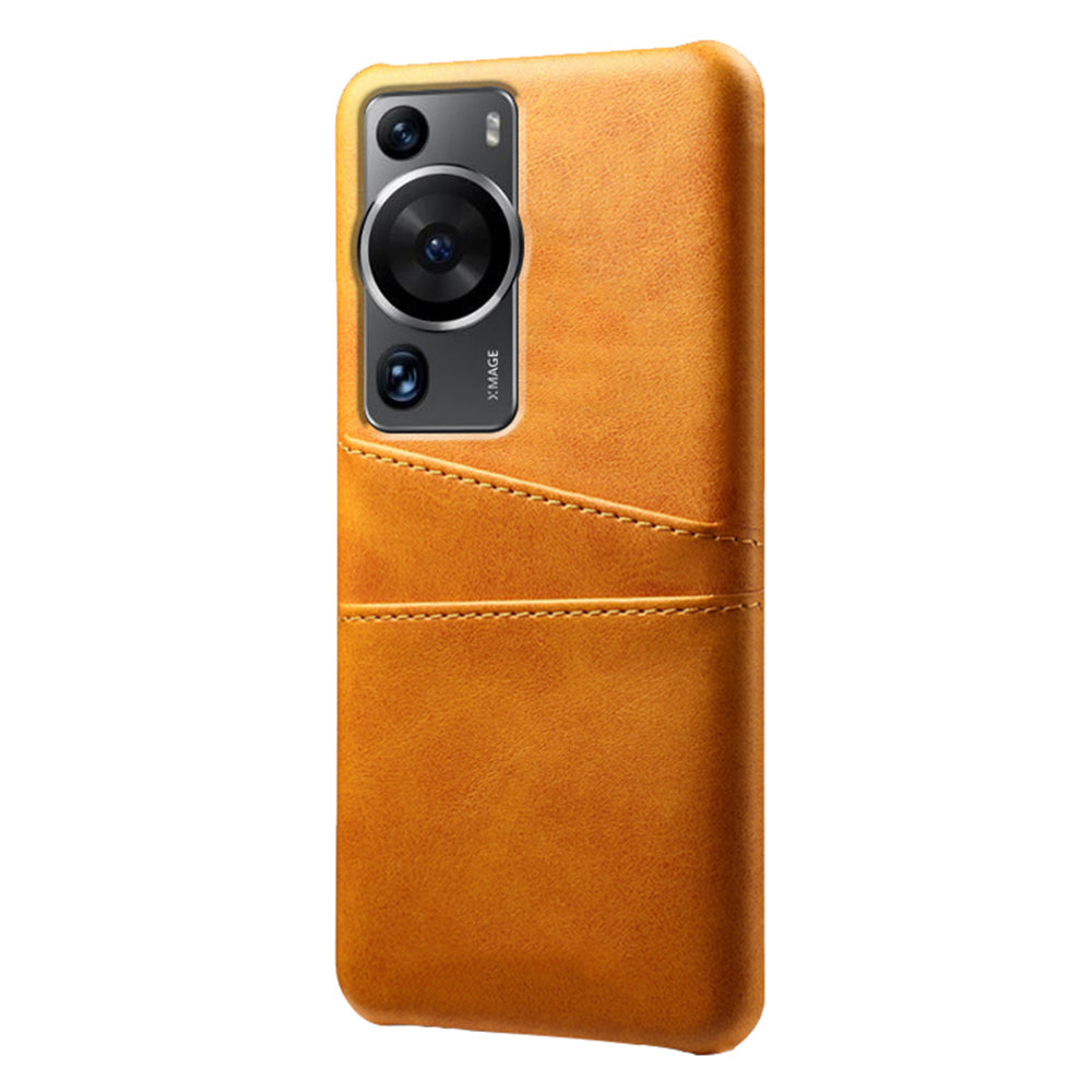 For Huawei P60 / P60 Pro Phone Case Dual Card Slots Shockproof PU Leather+PC Cover