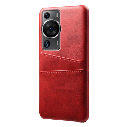 For Huawei P60 / P60 Pro Phone Case Dual Card Slots Shockproof PU Leather+PC Cover
