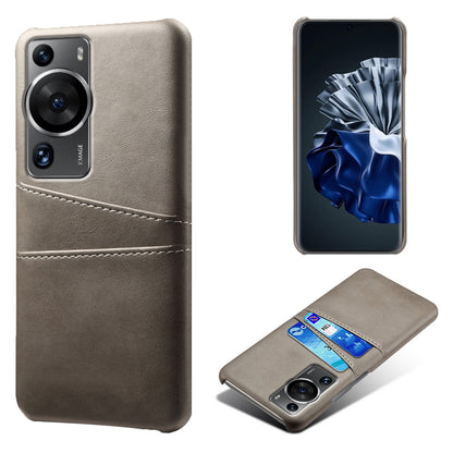 For Huawei P60 / P60 Pro Phone Case Dual Card Slots Shockproof PU Leather+PC Cover